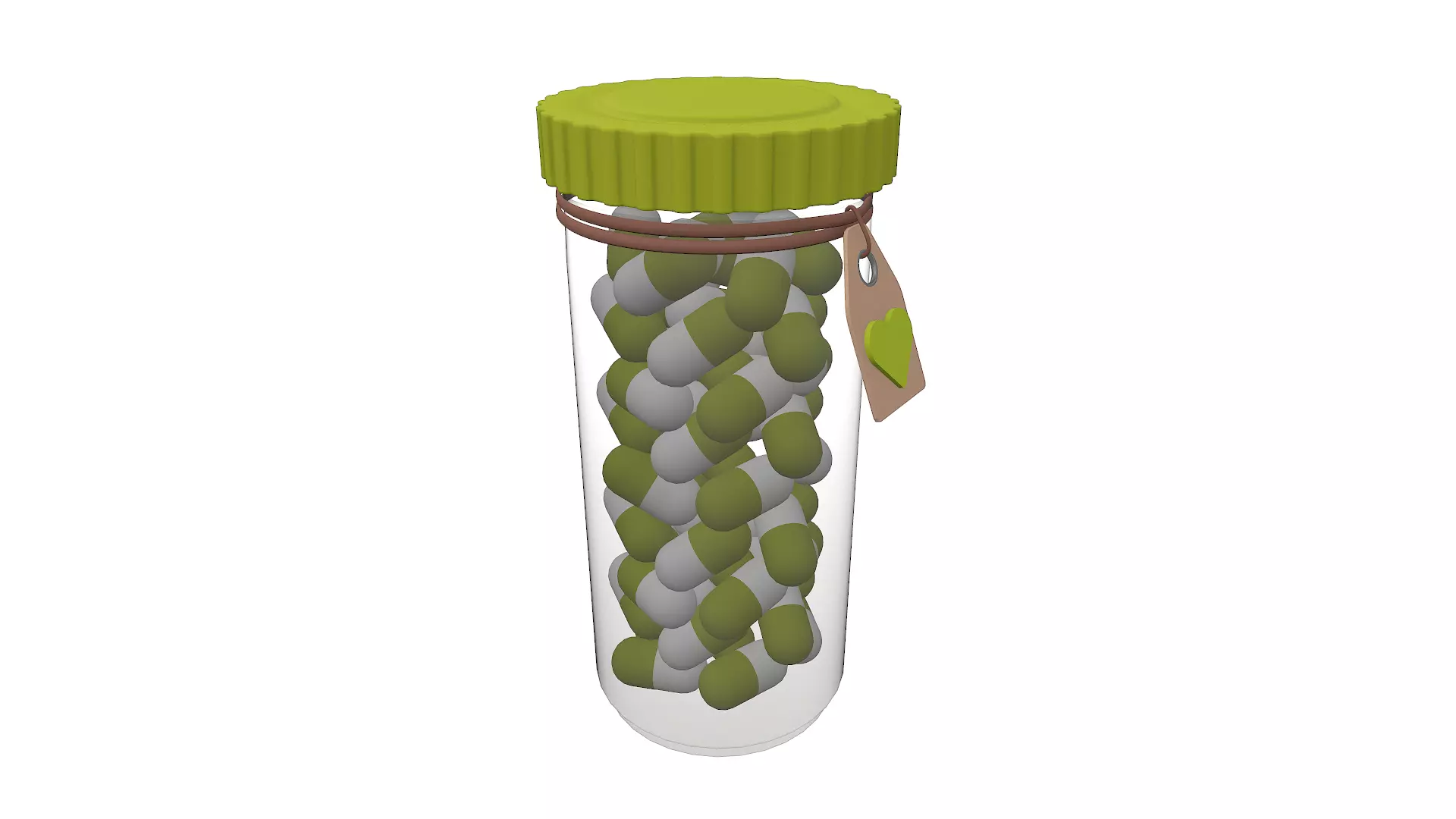 Pill Bottle 2 3D model