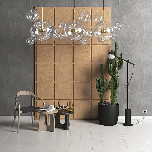 Archmodels vol 266 - collection of furniture and props 3D model 5