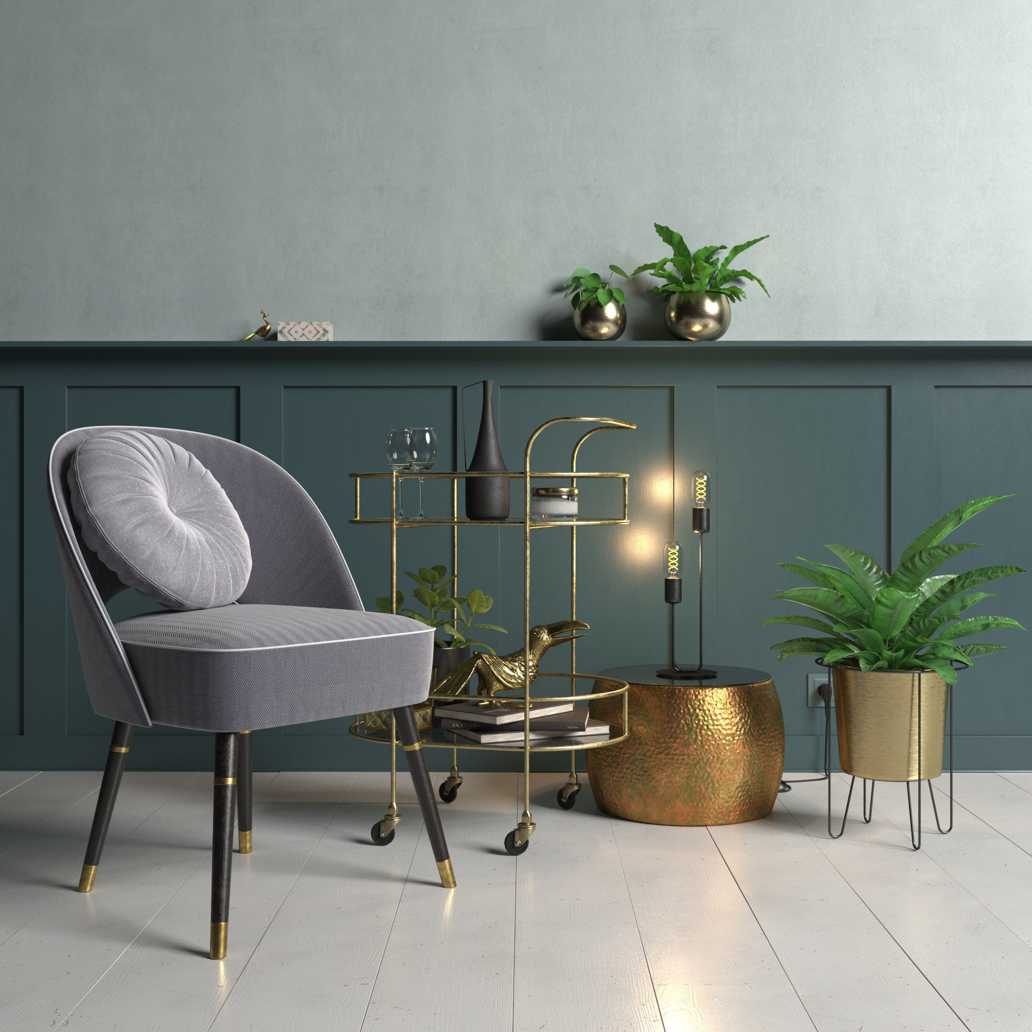 Archmodels vol 266 - collection of furniture and props 3D model_19