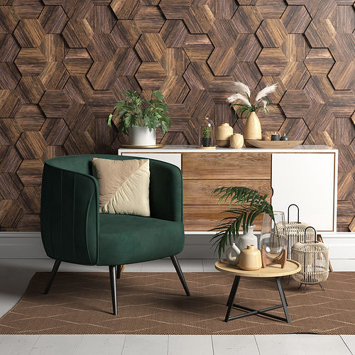 Archmodels vol 266 - collection of furniture and props 3D model 6