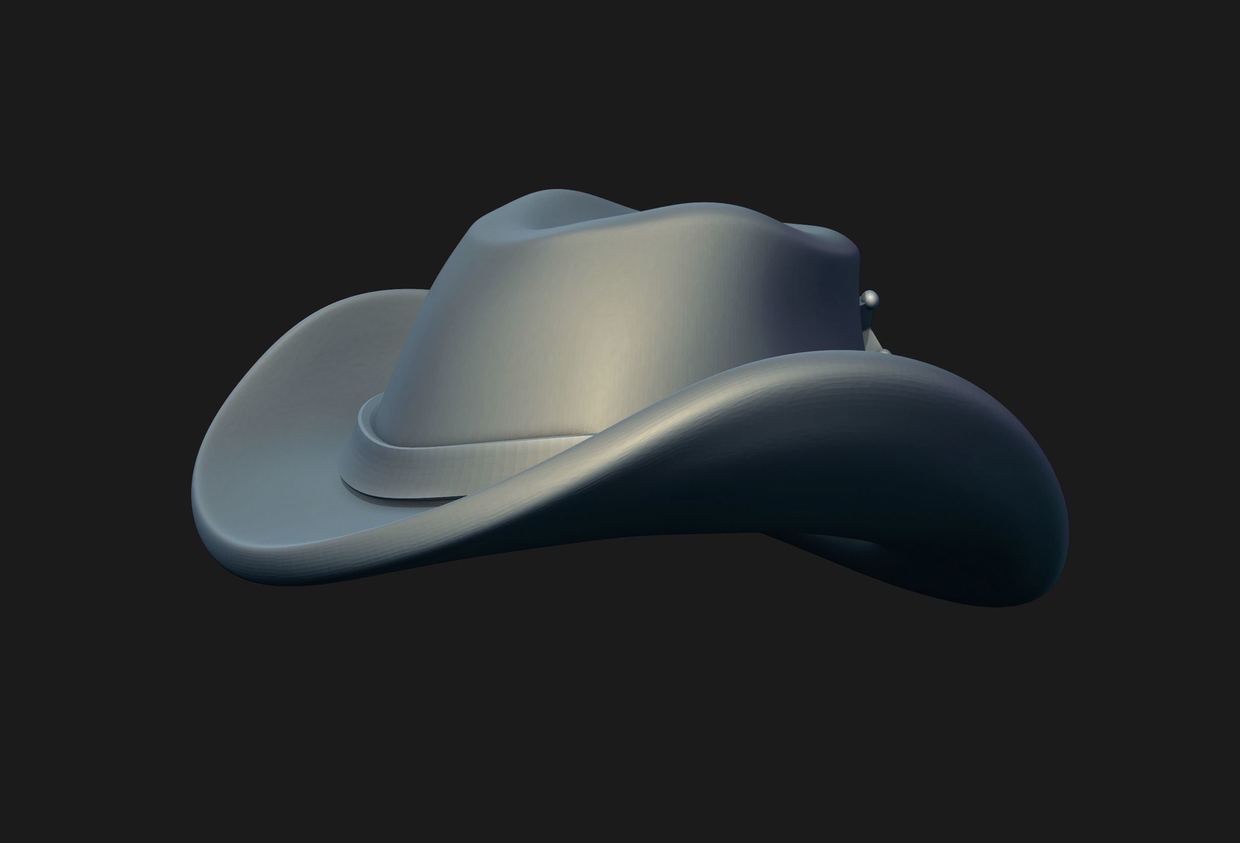 Sheriff Hat 3D print model_6