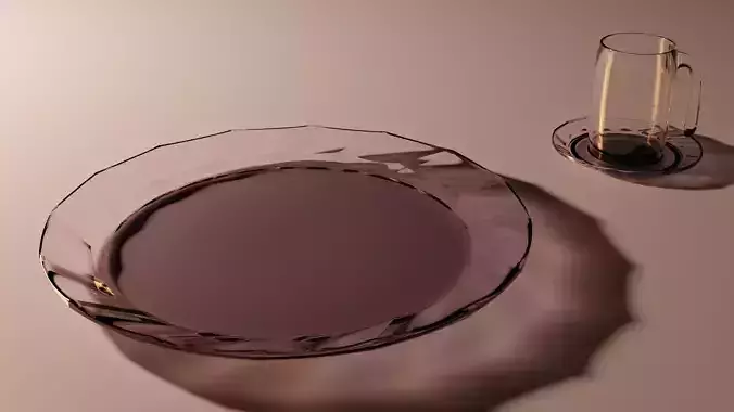 Glassware glass pitcher with handle