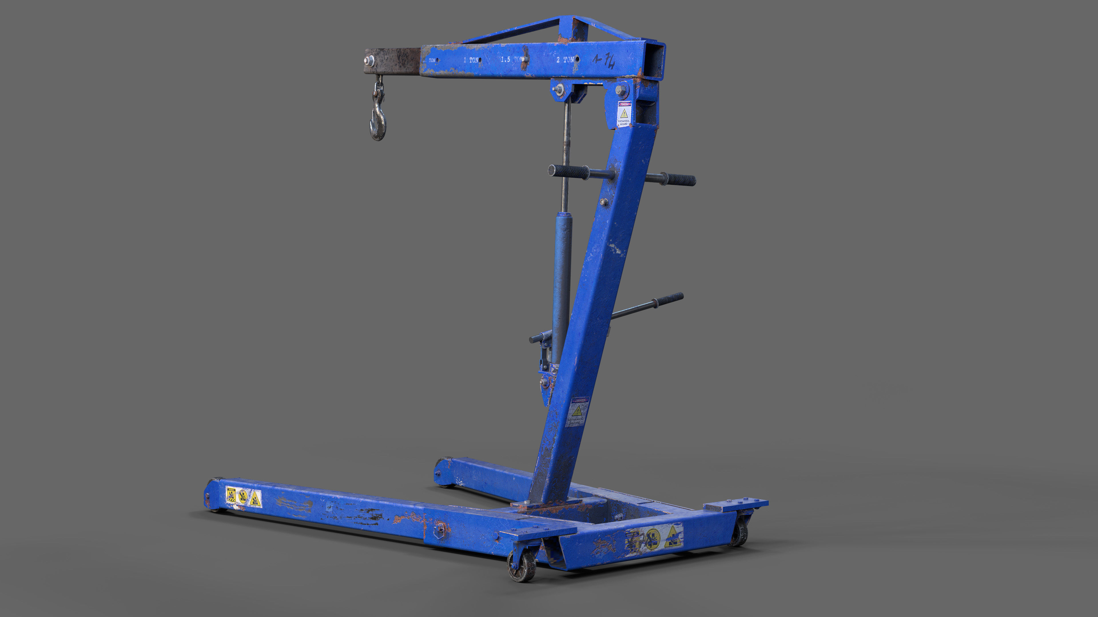 Crane engine 3D model | CGTrader