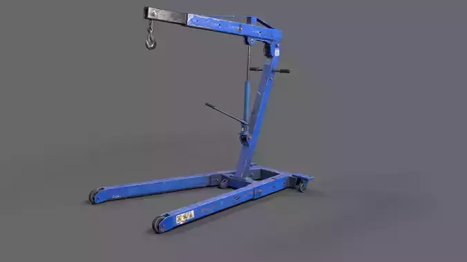 Crane engine 3D model