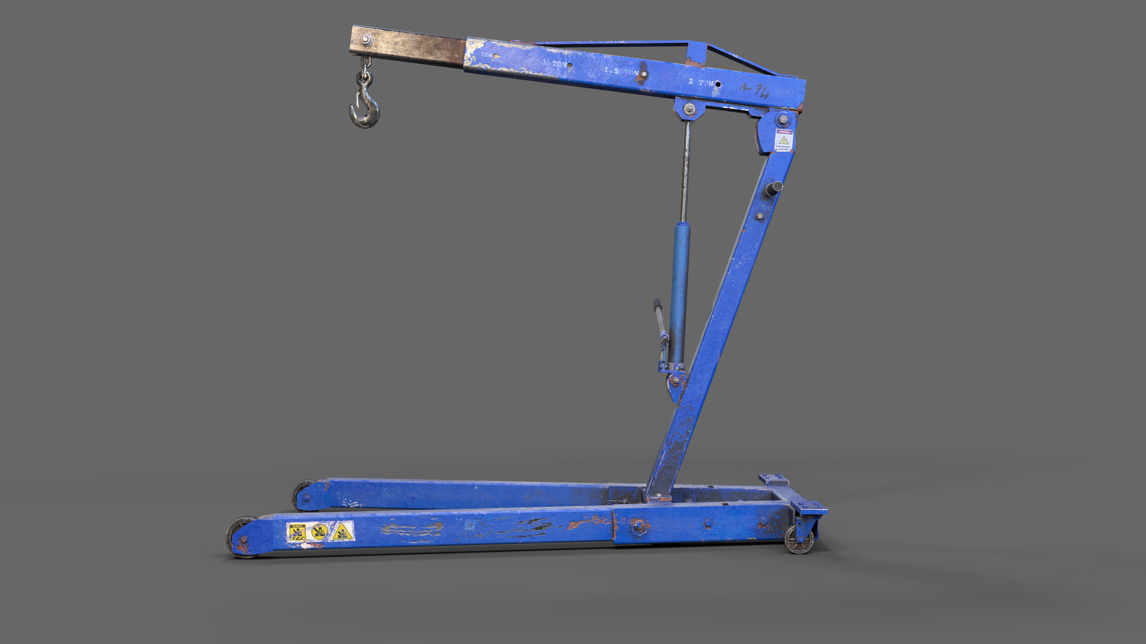 Crane engine 3D model | CGTrader