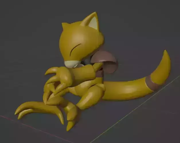 Abra pokemon 3D print model