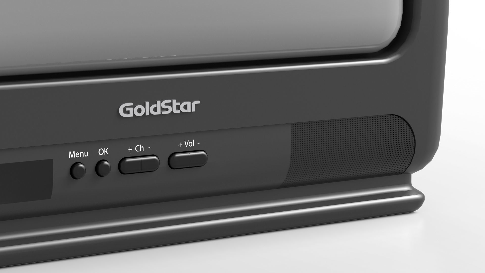 GoldStar TV 3D model_9