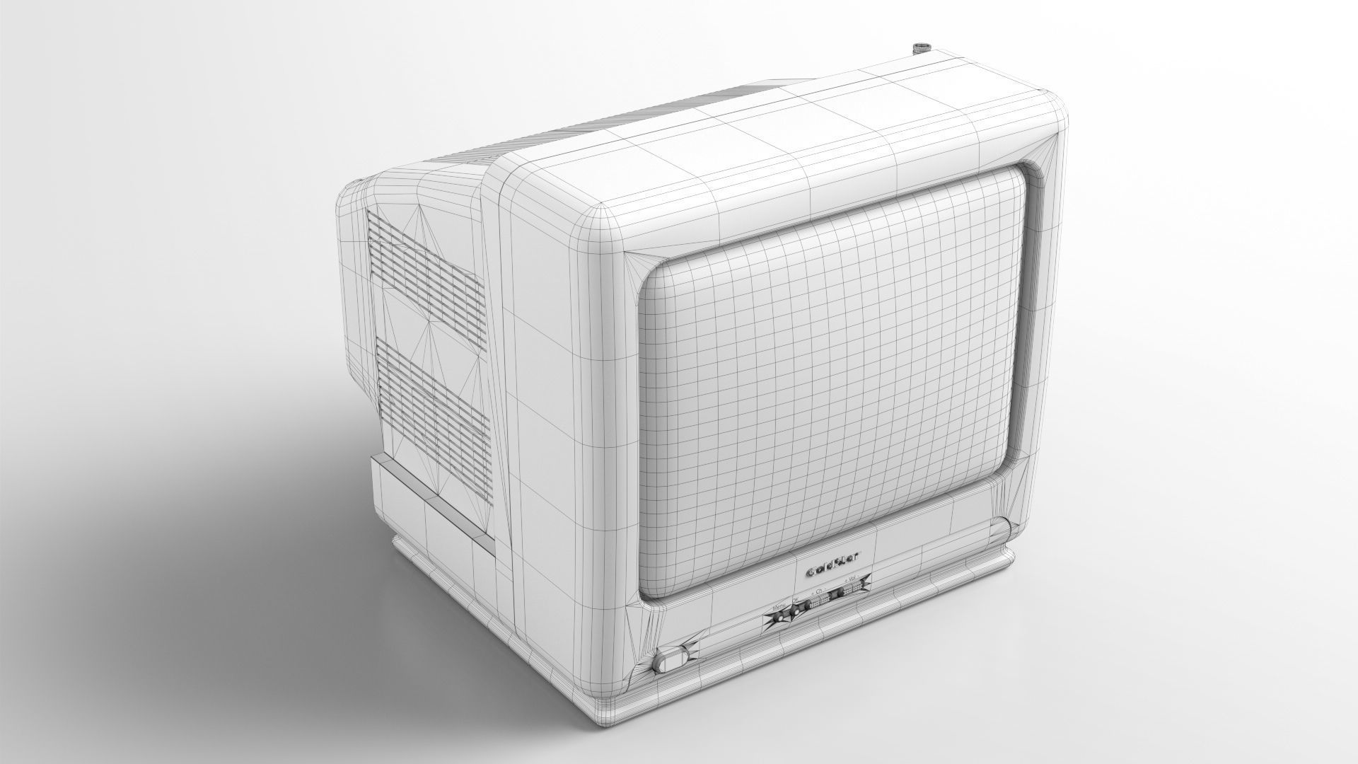 GoldStar TV 3D model_13