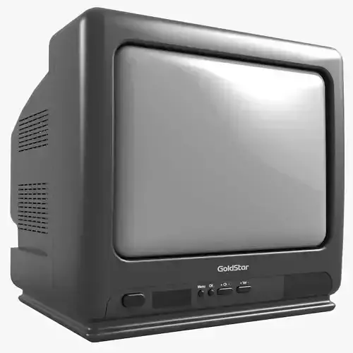 GoldStar TV 3D model