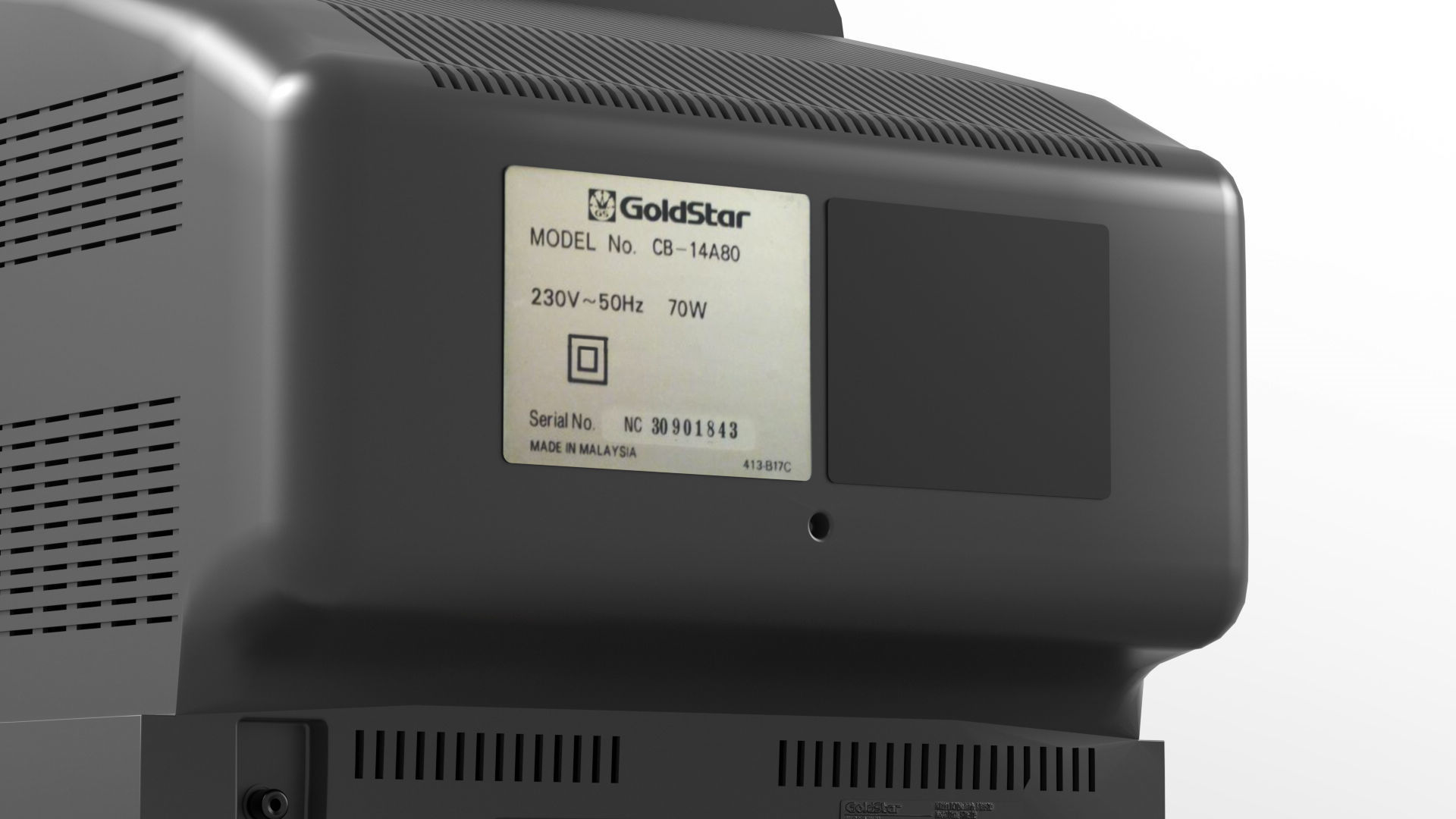 GoldStar TV 3D model_7