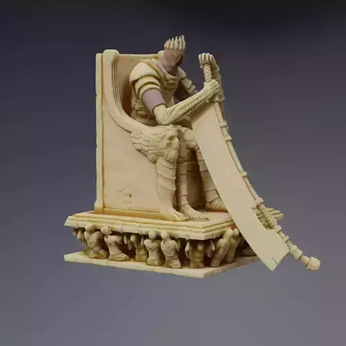 Yhorm the Giant Dark Souls 3 Boss Statue 3D print model