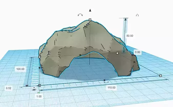 Small terrarium cave 3D print model