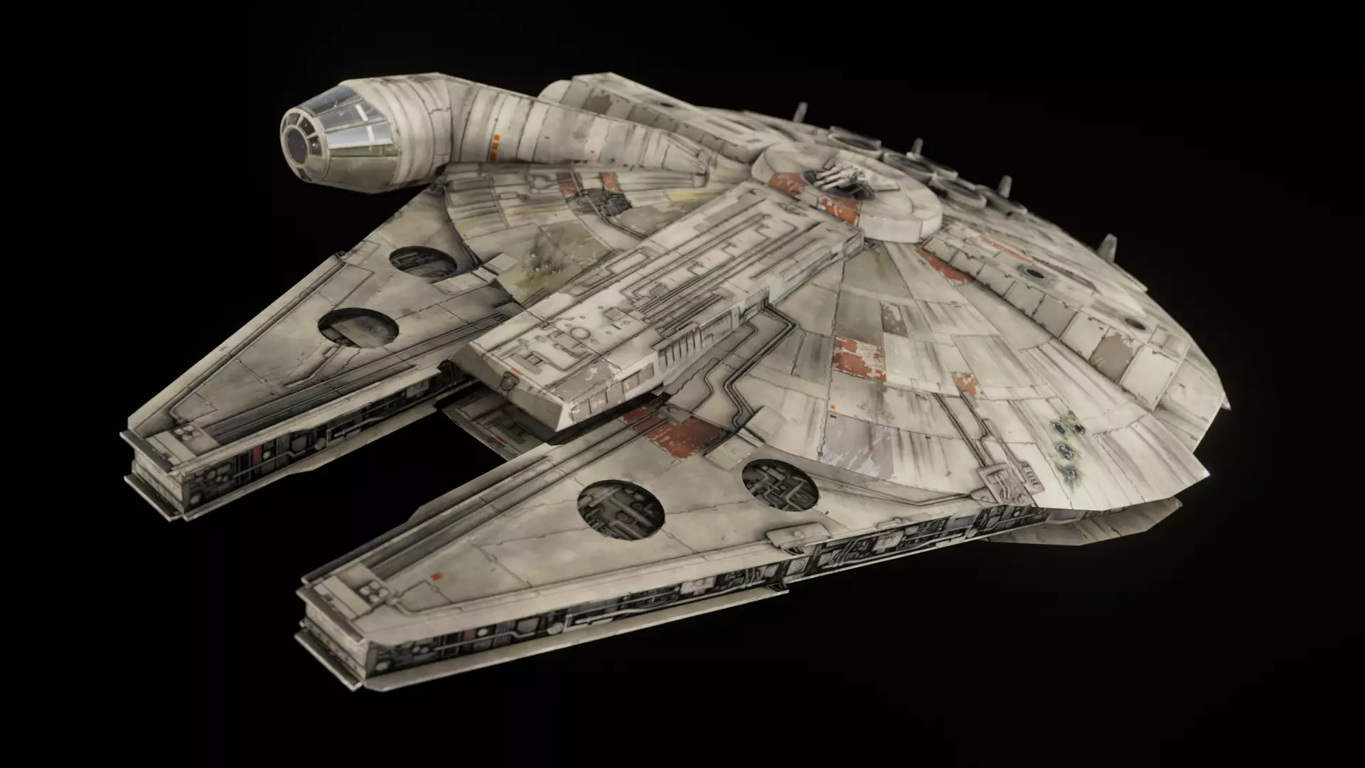 Star Wars Millennium Falcon 3D model