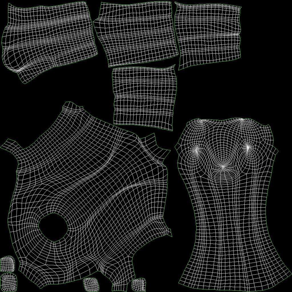 Giraffe Figurines Statuette Low-poly 3D model_16