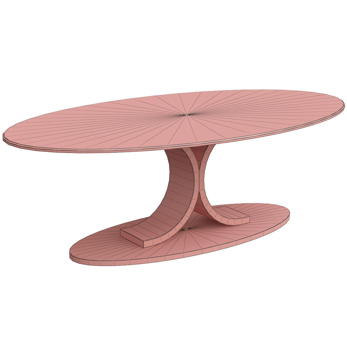 DV Home Collection Kent Plus Tavolo 1 3D model_1