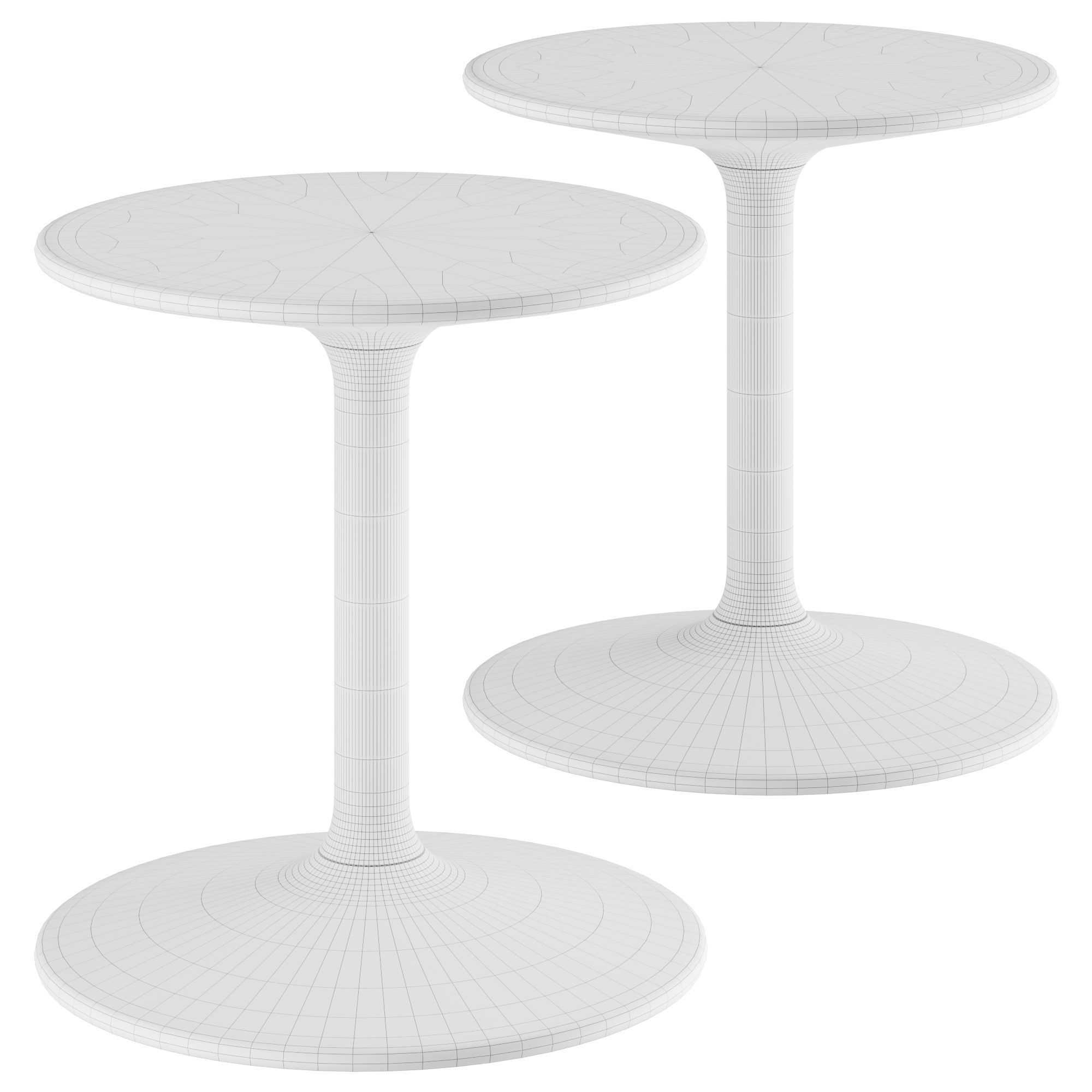 Spool Small Table 3D model_2