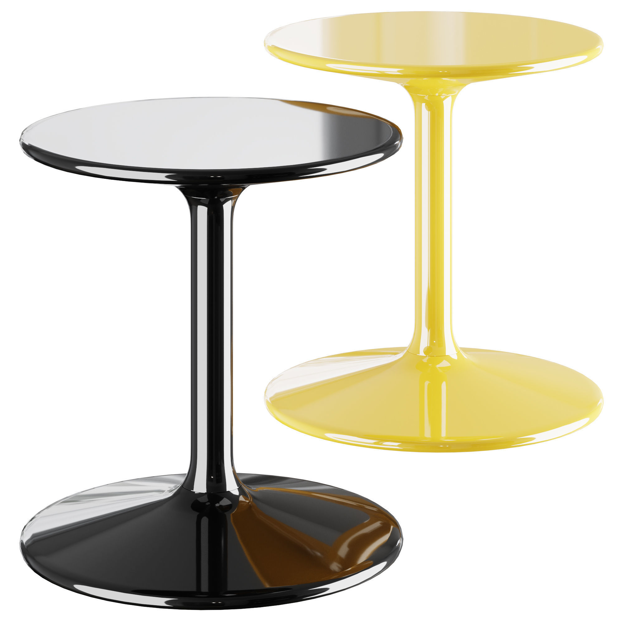 Spool Small Table 3D model_1