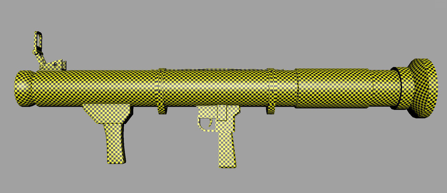 Rocket Launcher Game Ready 10 Low-poly 3D model_14