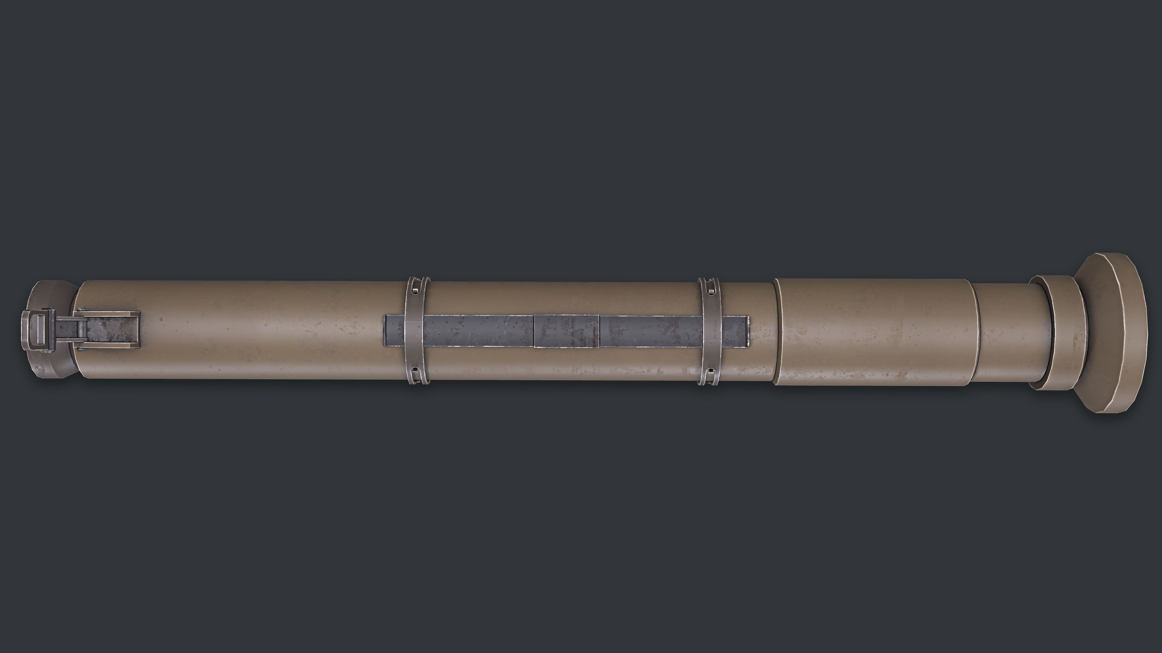 Rocket Launcher Game Ready 10 Low-poly 3D model_7
