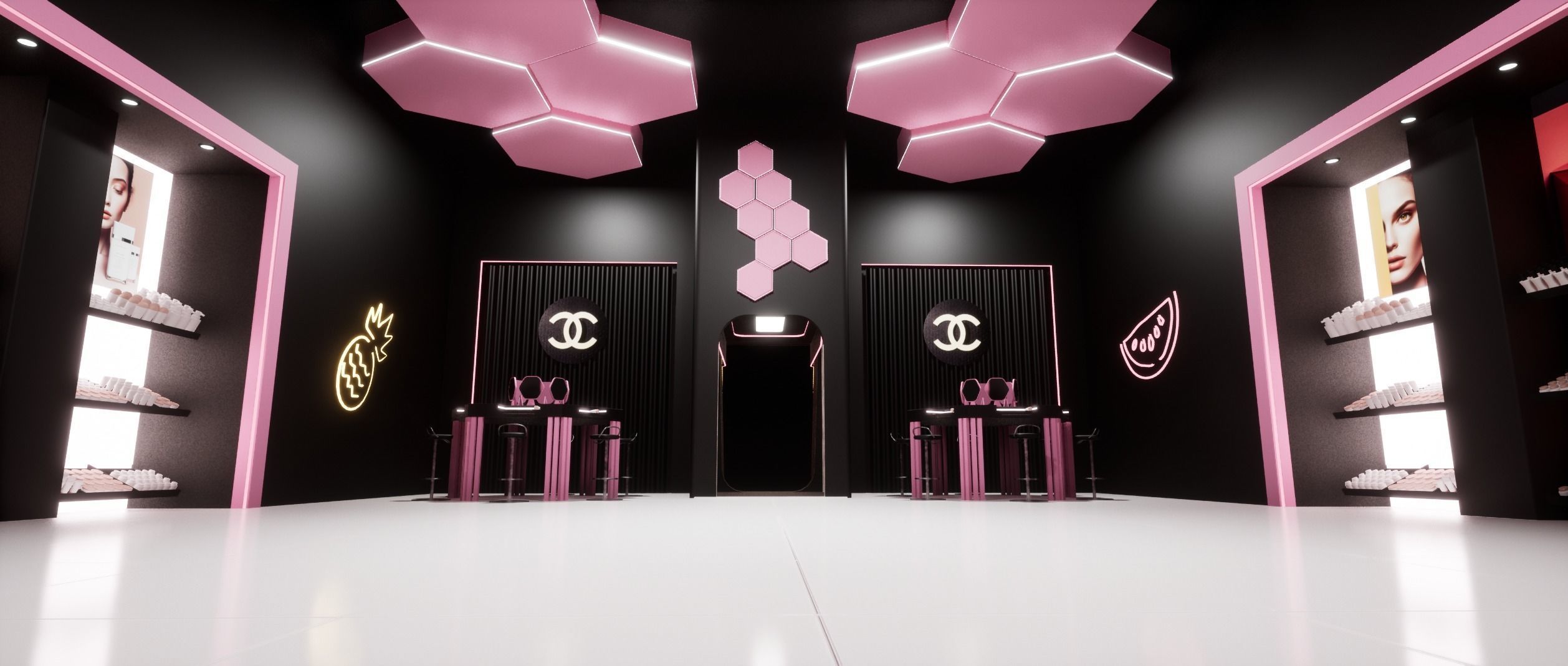 Cyberpunk Beauty Store 3D model_11