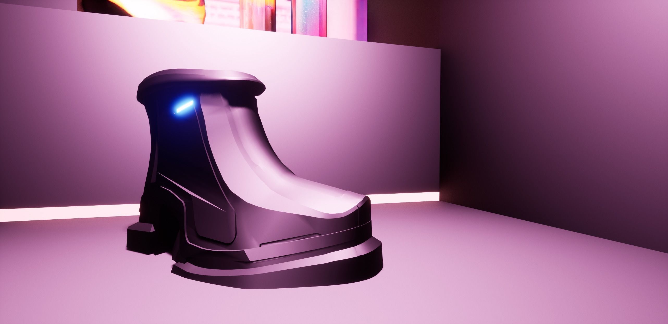 Cyberpunk Beauty Store 3D model_6