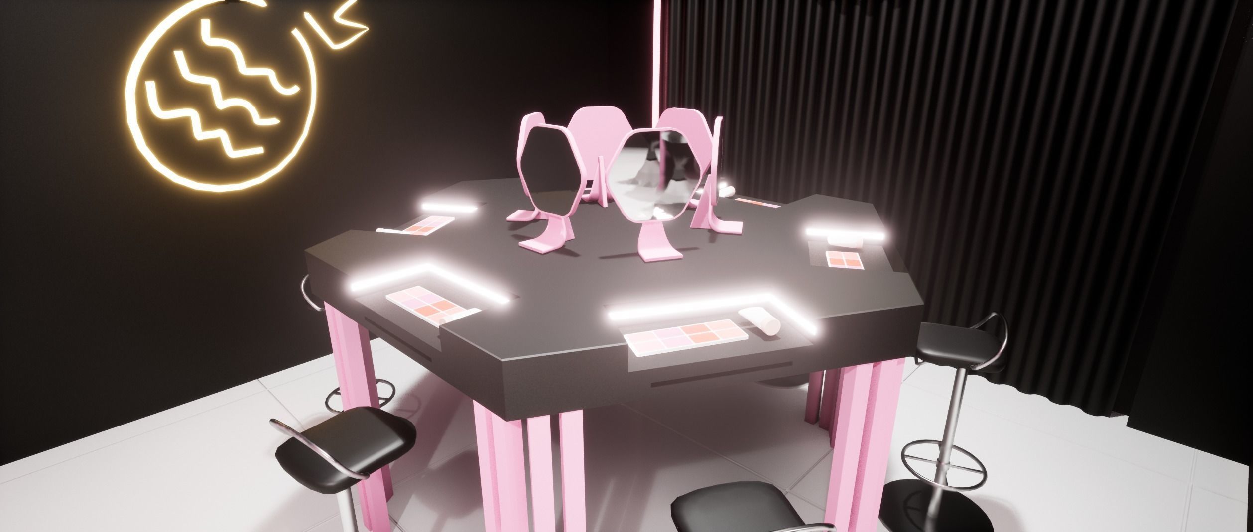 Cyberpunk Beauty Store 3D model_19