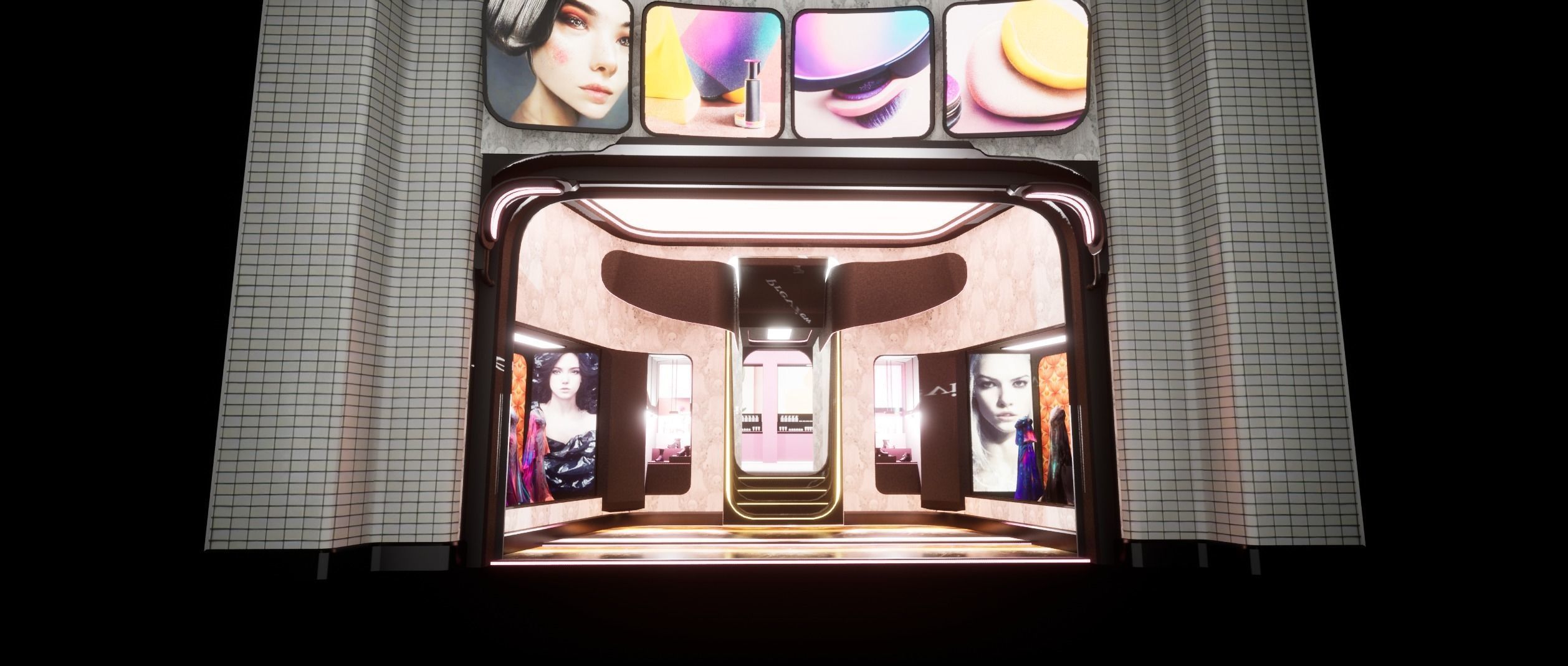 Cyberpunk Beauty Store 3D model_24
