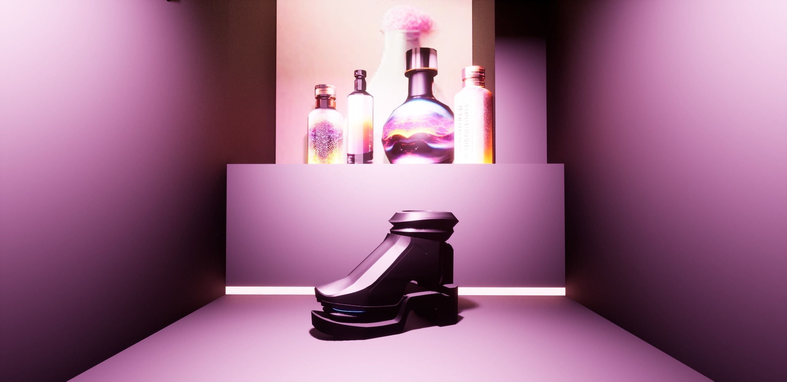 Cyberpunk Beauty Store 3D model_7