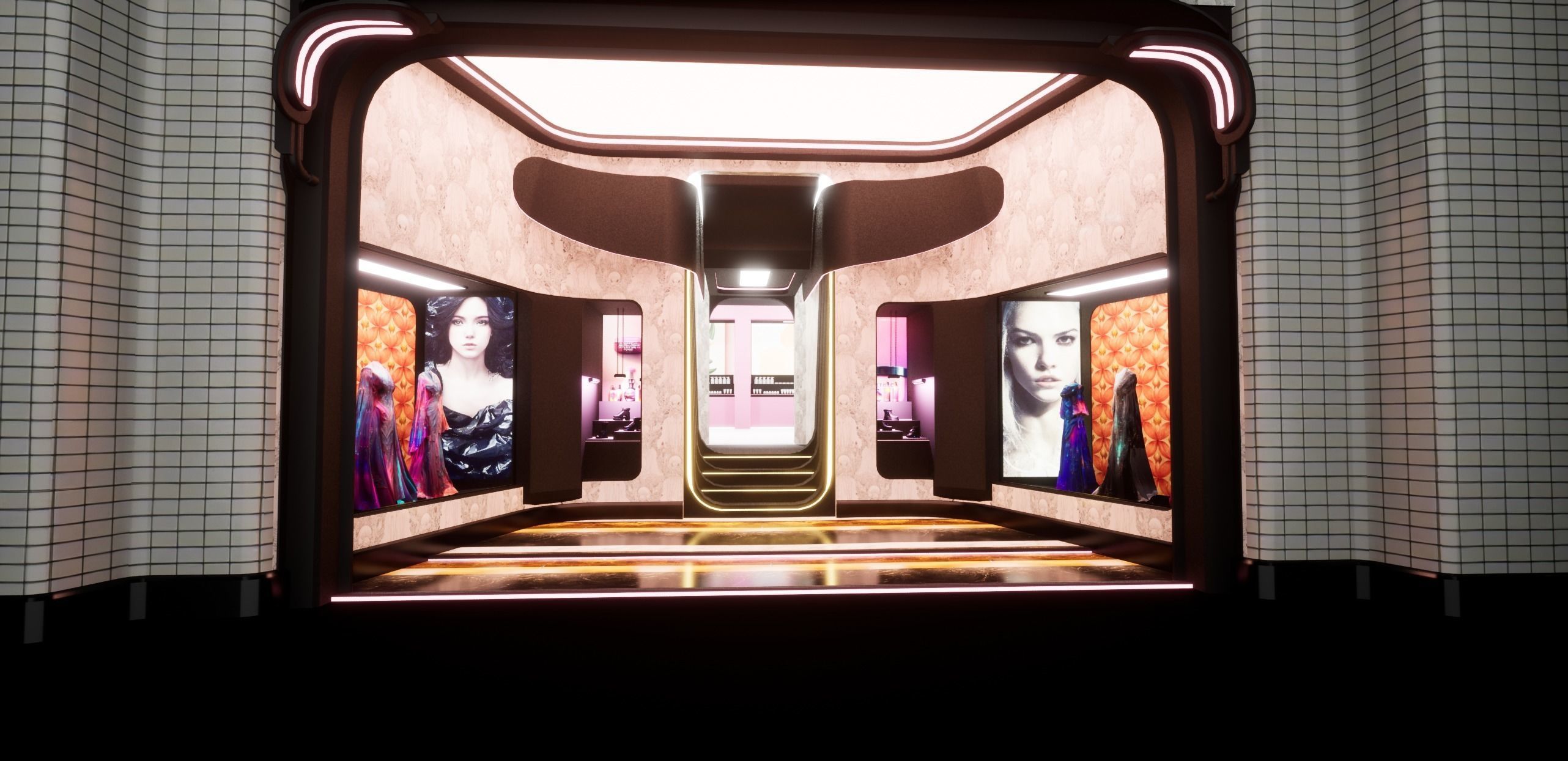 Cyberpunk Beauty Store 3D model_27