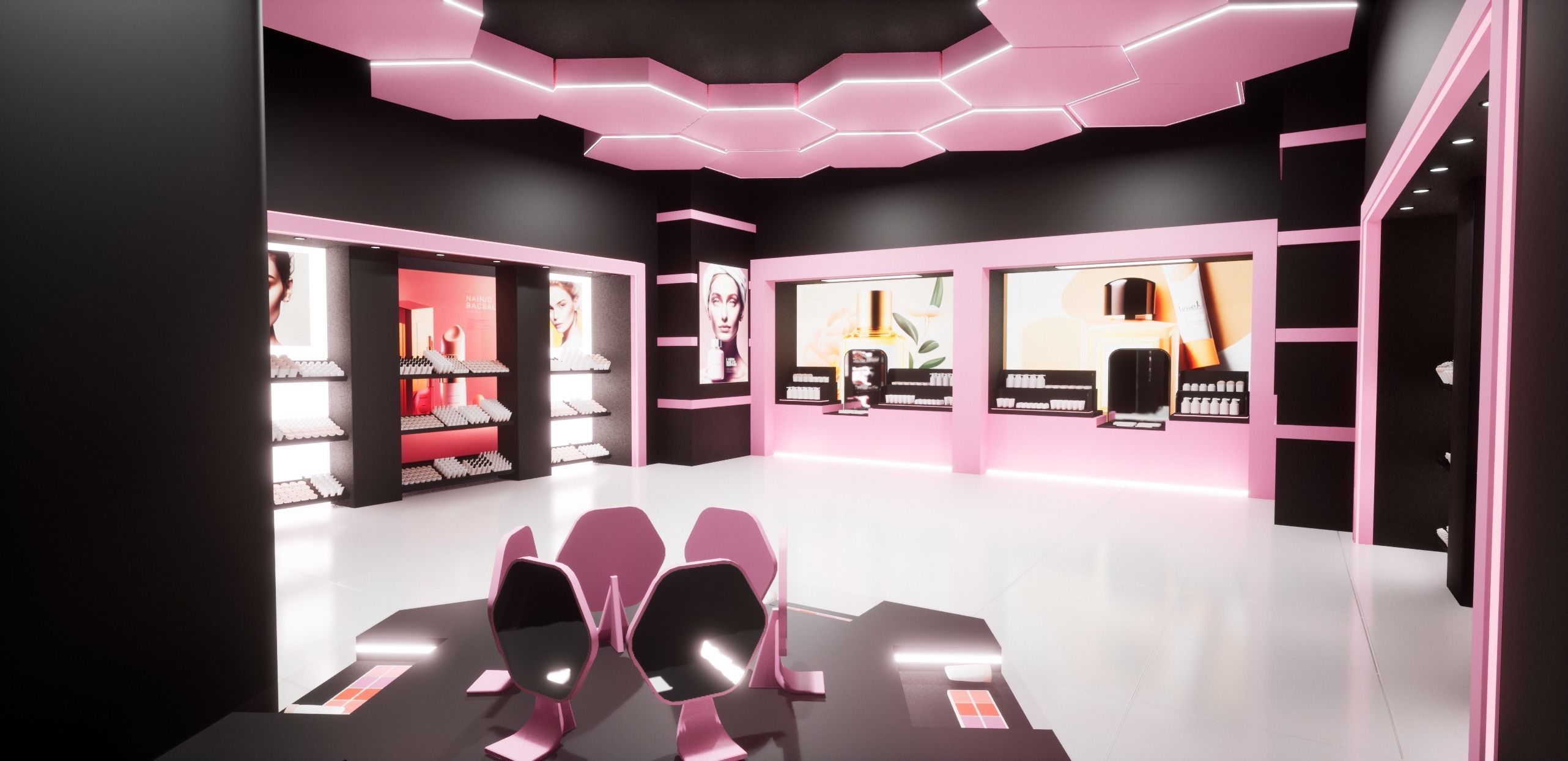 Cyberpunk Beauty Store 3D model_10