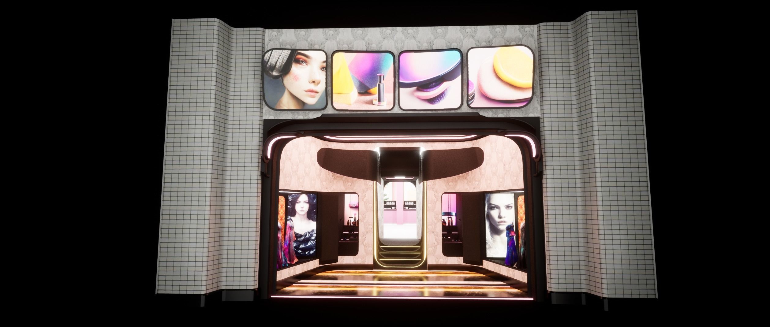 Cyberpunk Beauty Store 3D model_22