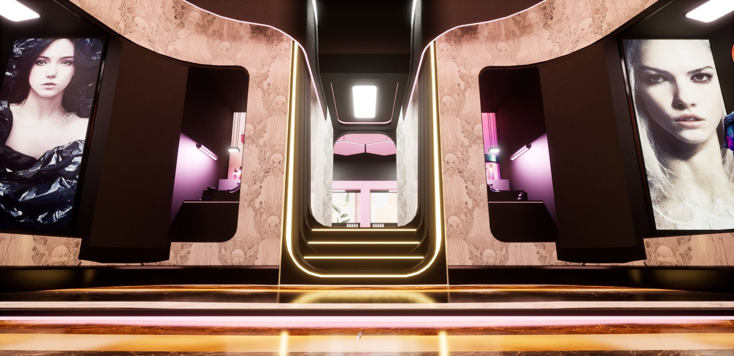 Cyberpunk Beauty Store 3D model_8