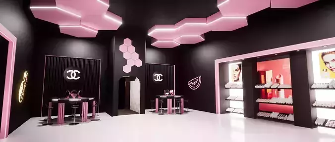 Cyberpunk Beauty Store 3D model