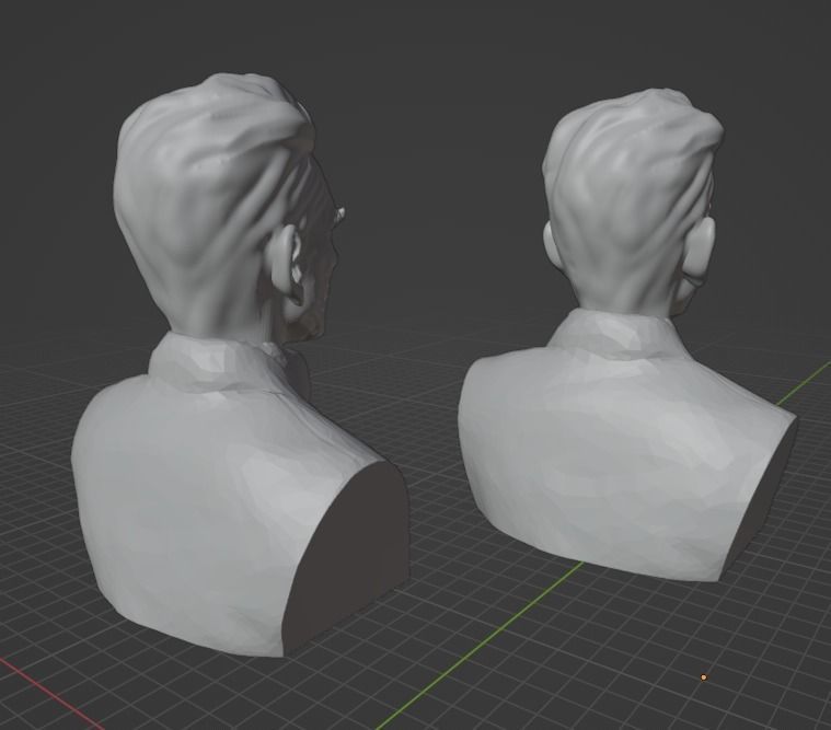 Samuel Beckett 3D print model_6