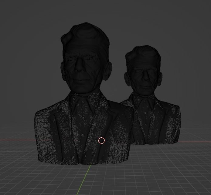 Samuel Beckett 3D print model_11
