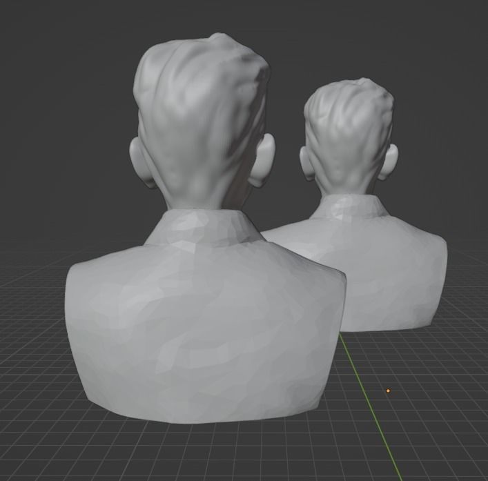 Samuel Beckett 3D print model_15