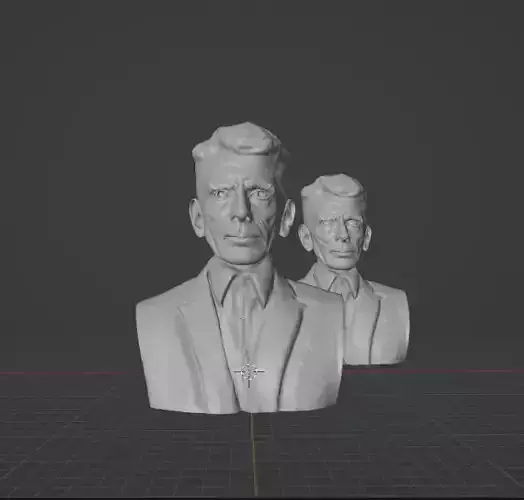 Samuel Beckett 3D print model Samuel Beckett 3D print model