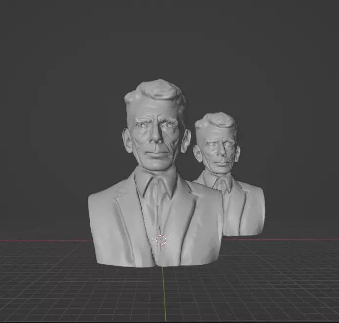 Samuel Beckett 3D print model_0
