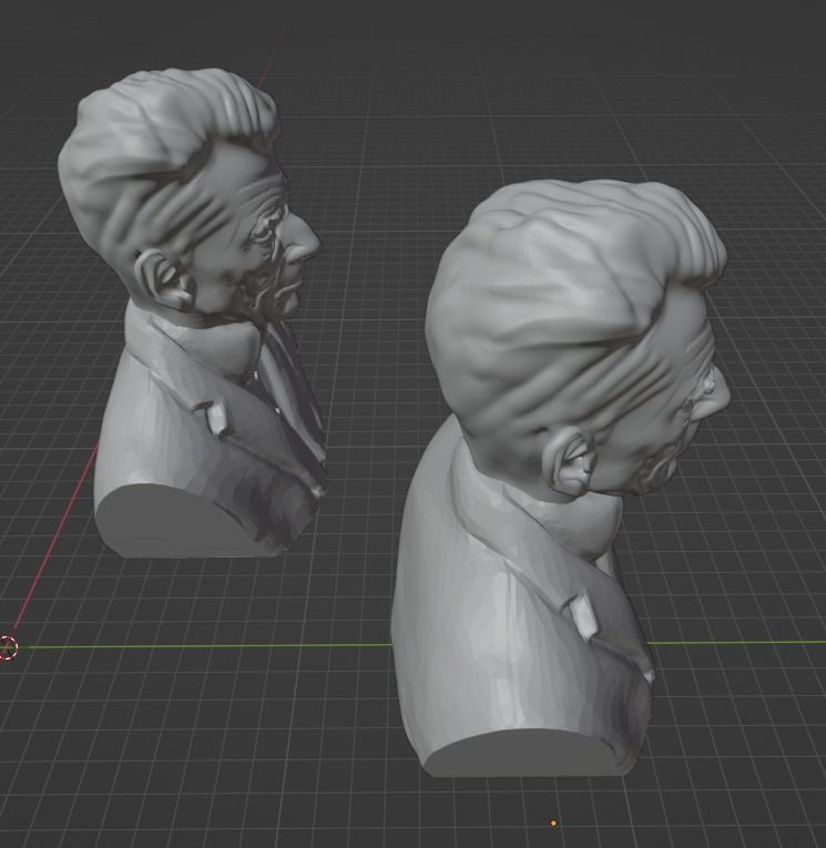 Samuel Beckett 3D print model_25