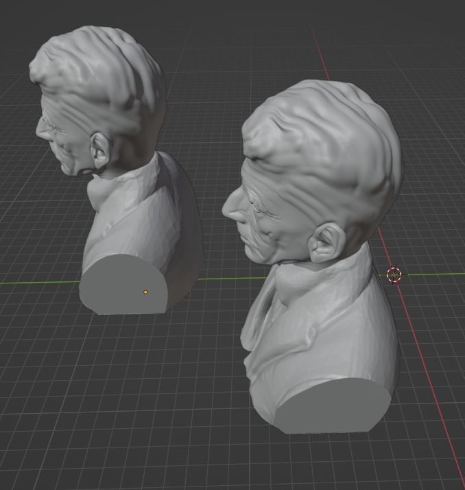 Samuel Beckett 3D print model_22