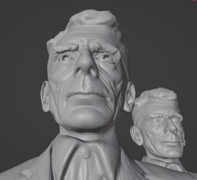 Samuel Beckett 3D print model_20
