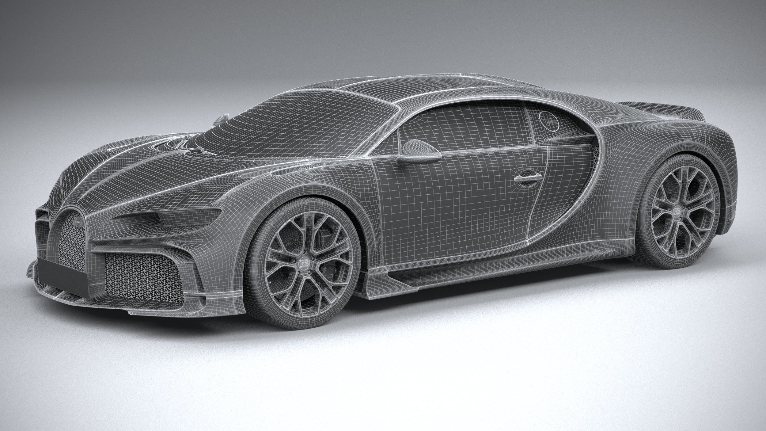 Bugatti Chiron Profilee 2022 3D model_29