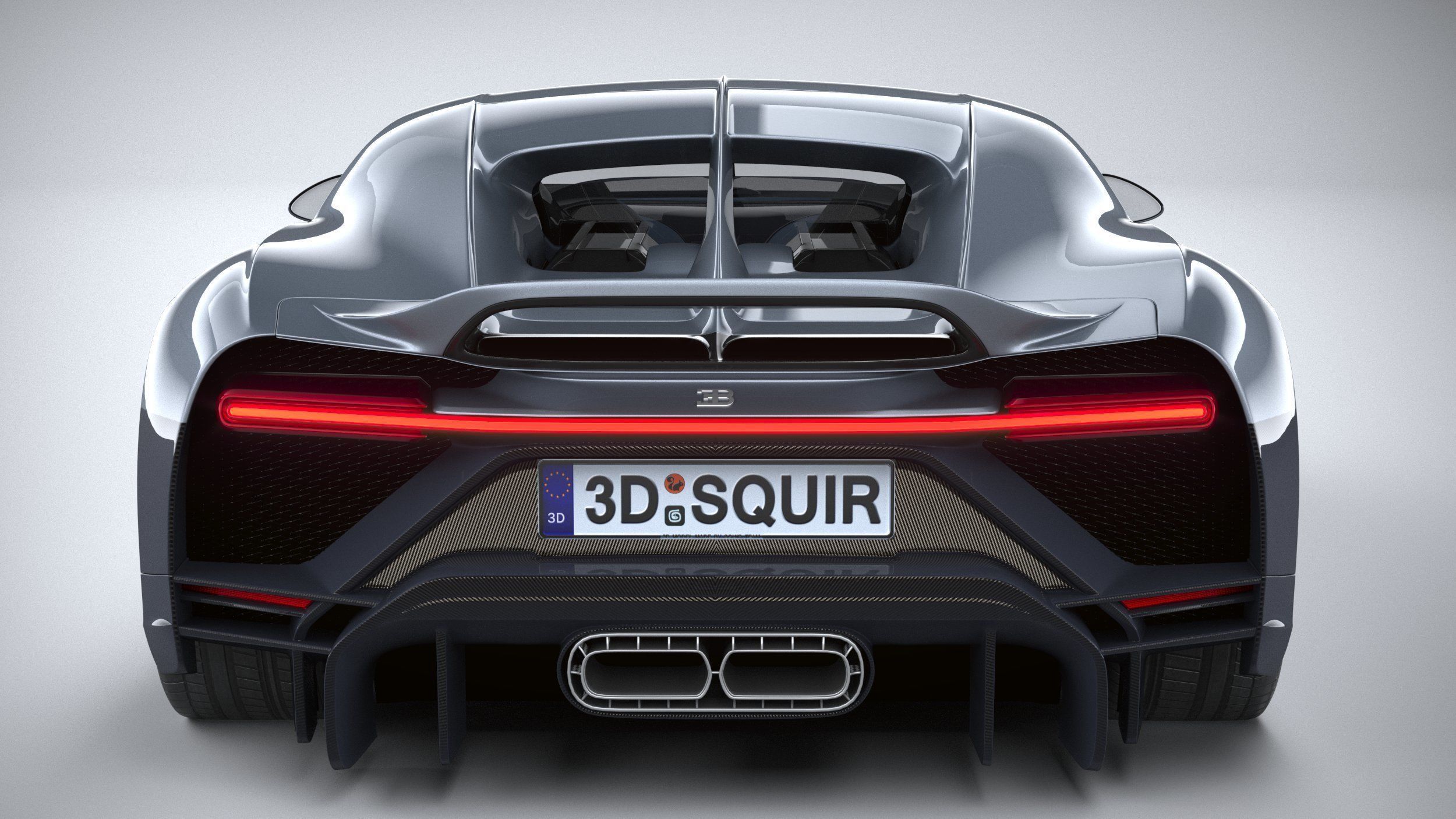 Bugatti Chiron Profilee 2022 3D model_4