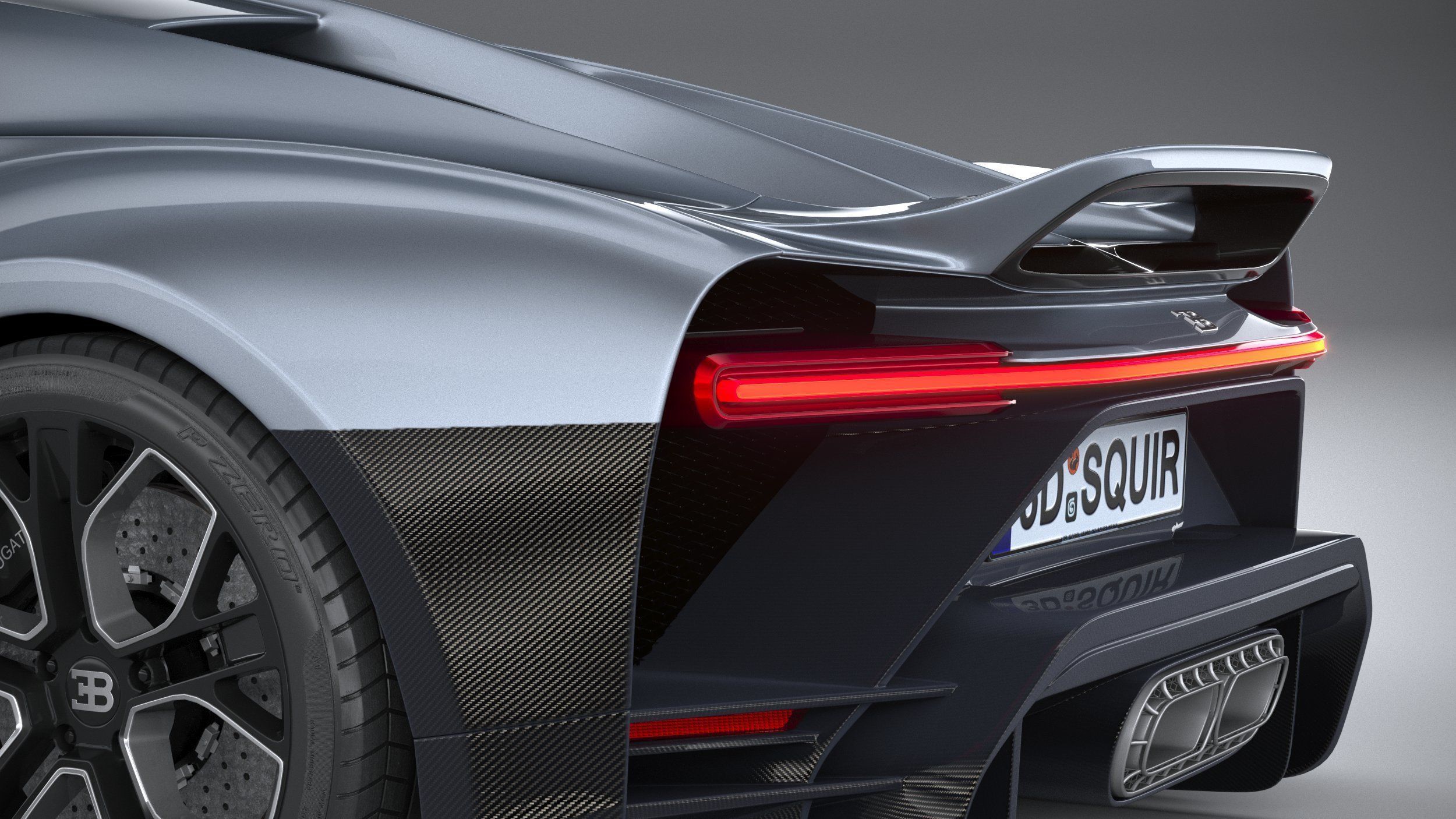 Bugatti Chiron Profilee 2022 3D model_6