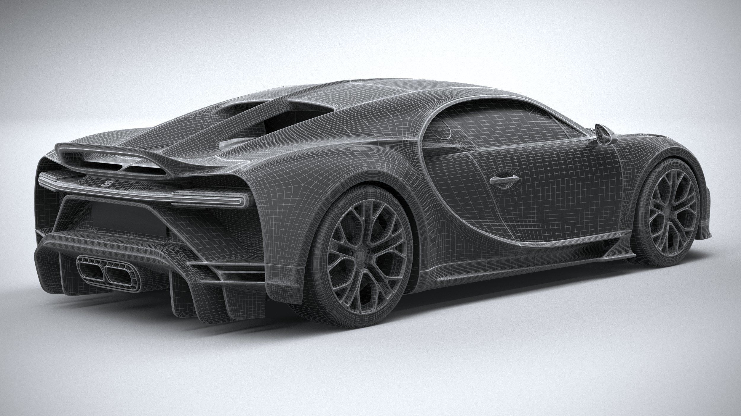 Bugatti Chiron Profilee 2022 3D model_30