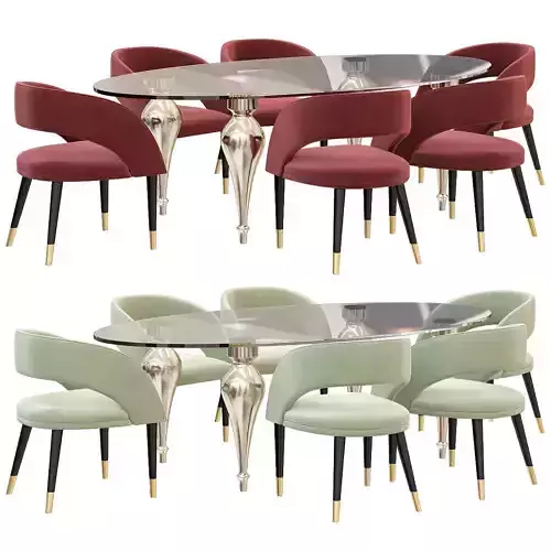 DV Home Collection Egoist Tavolo and Berkeley chair