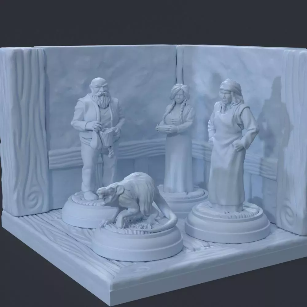 Tavern NPS Set DnD 3D print model