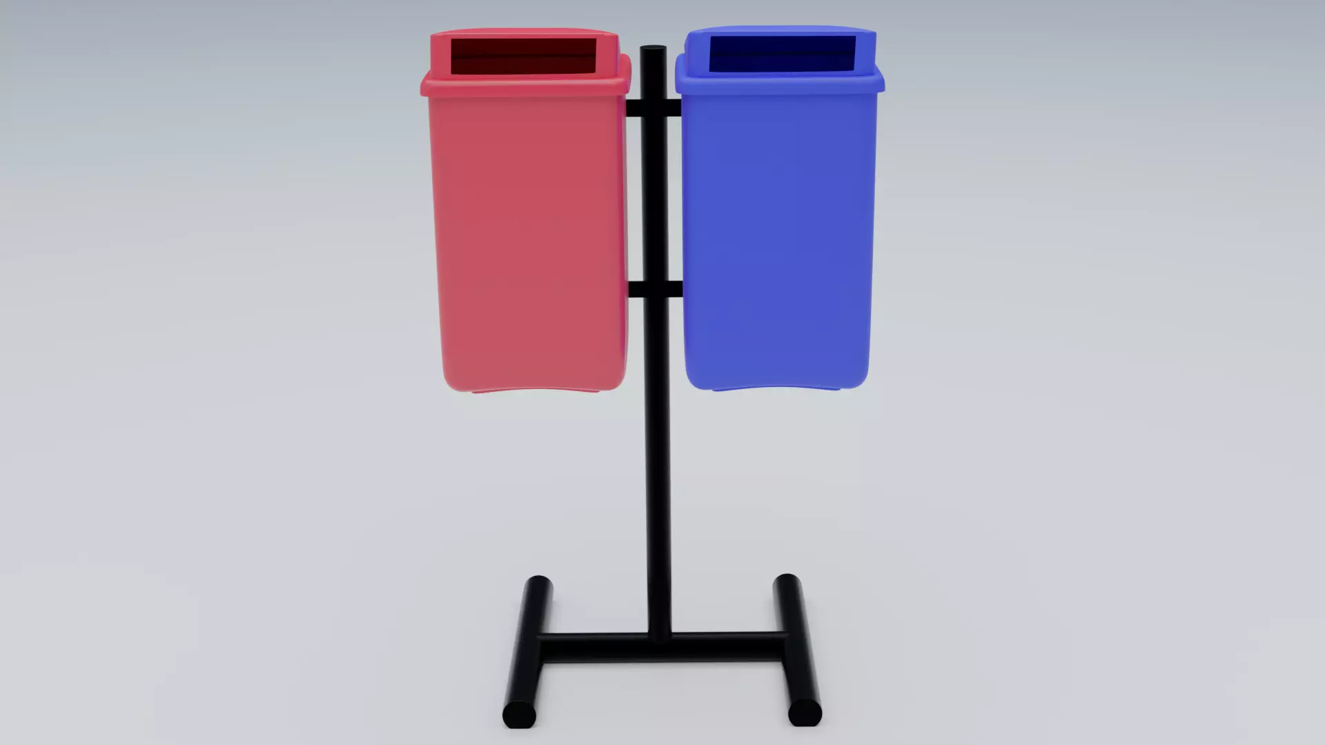 Trash Can on The Street 3D model
