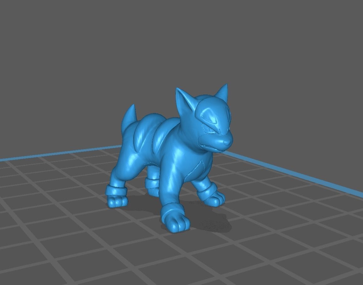 Houndour pokemon 3D print model 3D print model_5