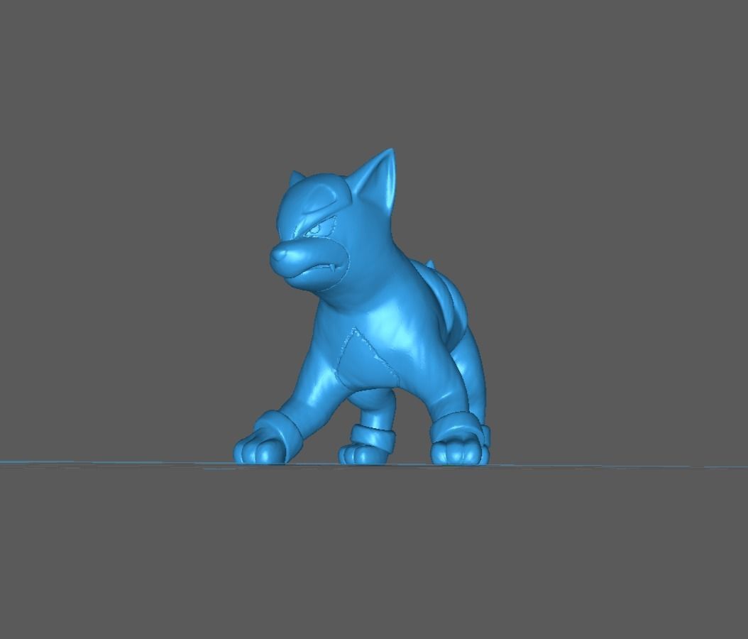 Houndour pokemon 3D print model 3D print model_6